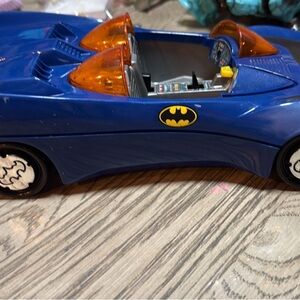 1984 vintage Blue Batmobile Toy Car